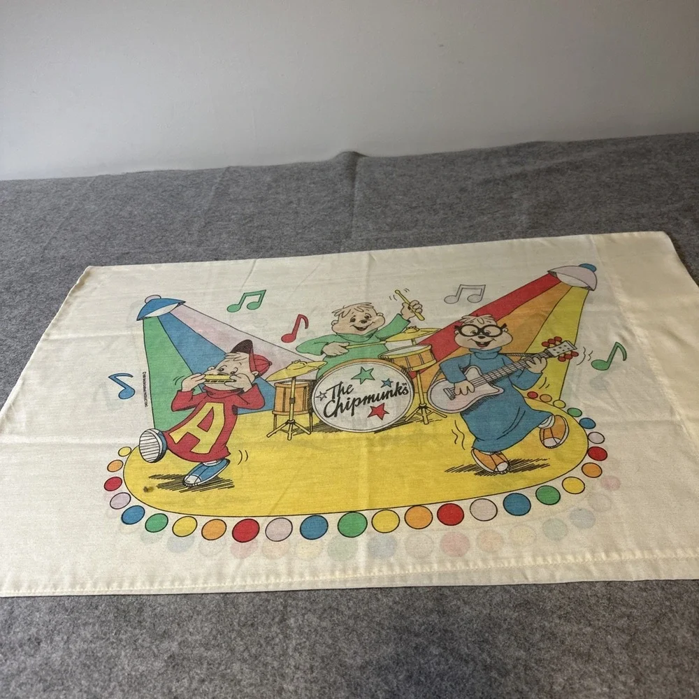 Alvin and the Chipmunks‎ Vintage 1983 Pillow Case Child